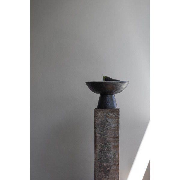 Fekete-elefántcsont színű kőedény tál ø 31,5 cm By Hand  – Mette Ditmer Denmark-image-4