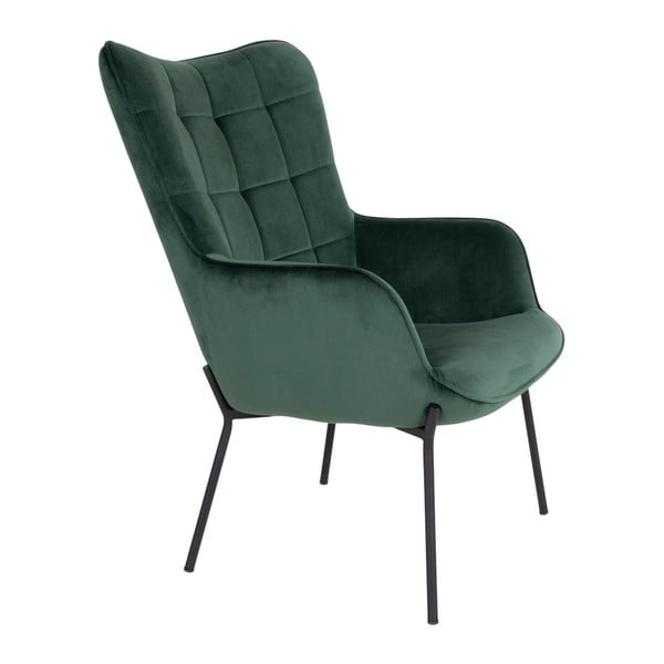 Zöld bársony fotel Glasgow – Bonami Essentials-image-3