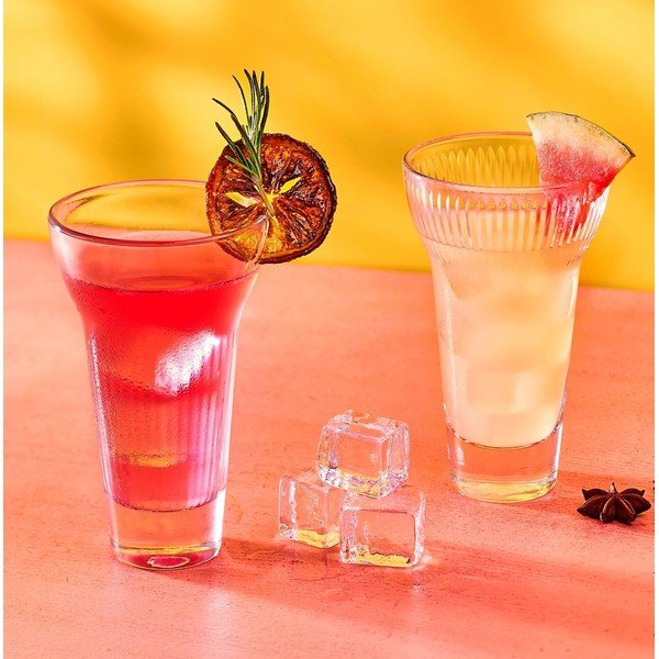 Röviditalos pohár szett 4 db-os 220 ml Mix – La Rochére-image-1