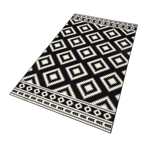 Gloria Ethno fekete-fehér futószőnyeg, 80 x 200 cm - Hanse Home-image-3