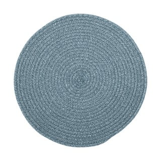 Kék pamutkeverék tányéralátét, ø 38 cm - Tiseco Home Studio