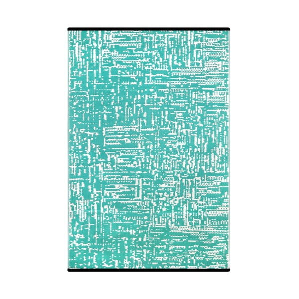 Tarka türkiz-fehér kétoldalas szőnyeg, 120 x 180 cm - Green Decore