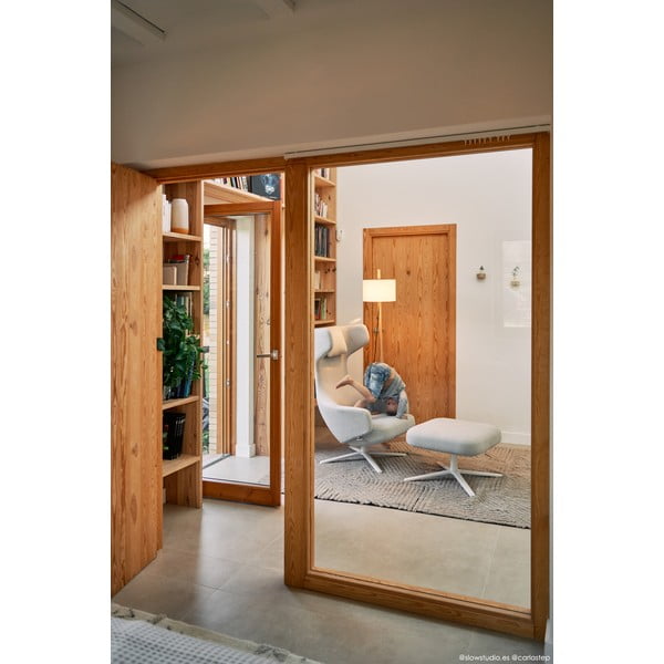 Világosbarna mosható kézi szövésű gyapjú szőnyeg 170x240 cm Golden Coffee – Lorena Canals-image-4