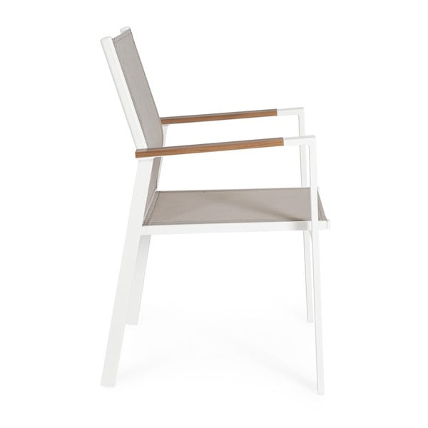 Fehér fém kerti szék szett 4 db-os Heta   – Bizzotto-image-2