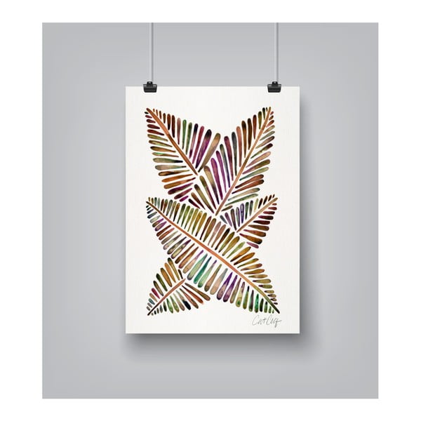Banana Leaves by Cat Coquillette 30 x 42 cm-es plakát
