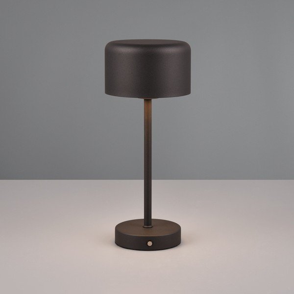 Matt fekete LED szabályozható asztali lámpa (magasság 30 cm) Jeff – Reality-image-1
