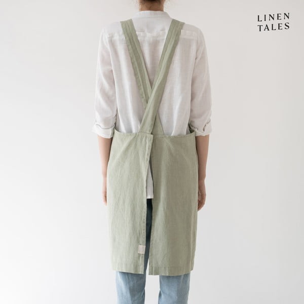Len kötény Crossback – Linen Tales-image-1