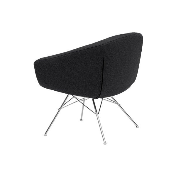 Aiko antracitszürke fotel - Softline-image-4
