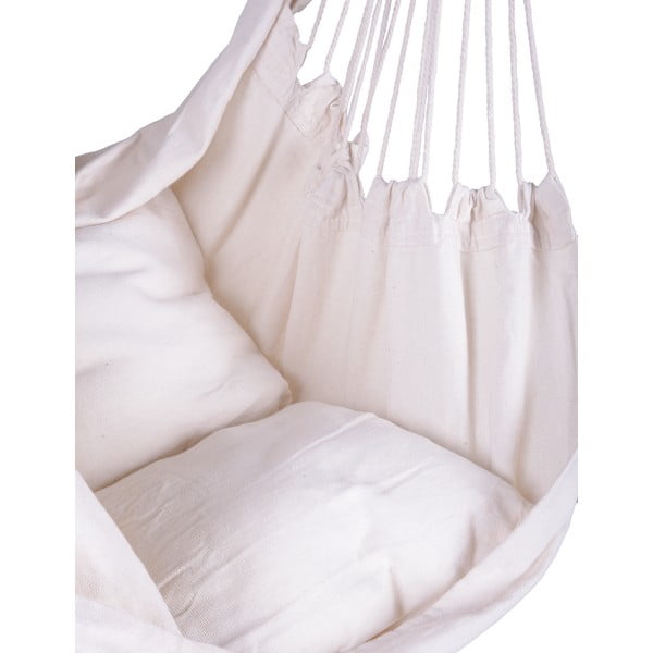 Krémszínű párnázott kerti függőfotel Tobago – Garden Pleasure-image-3