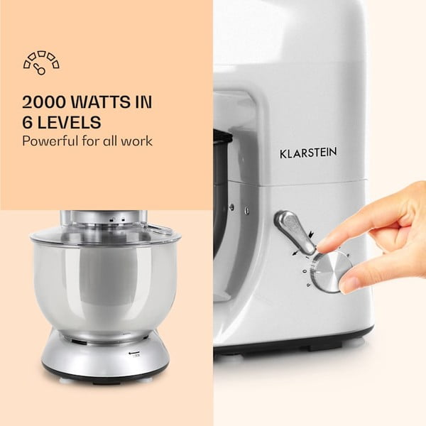 Lucia Argentea szürke többfunkciós konyhai robotgép - Klarstein-image-3