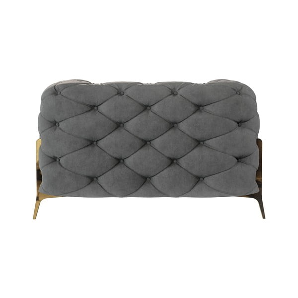 Szürke bársony fotel Chelsea Bis – Ropez-image-3