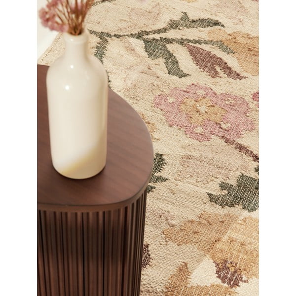 Krémszínű kézi szövésű juta futószőnyeg 80x200 cm Roya Violette – Elle Decoration-image-2