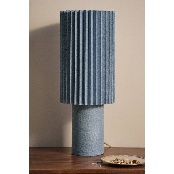Kék len asztali lámpa (magasság 45 cm) Harriet – Jotex-image-2