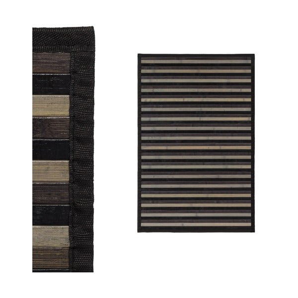 Szürke bambusz szőnyeg 60x90 cm – Casa Selección-image-2