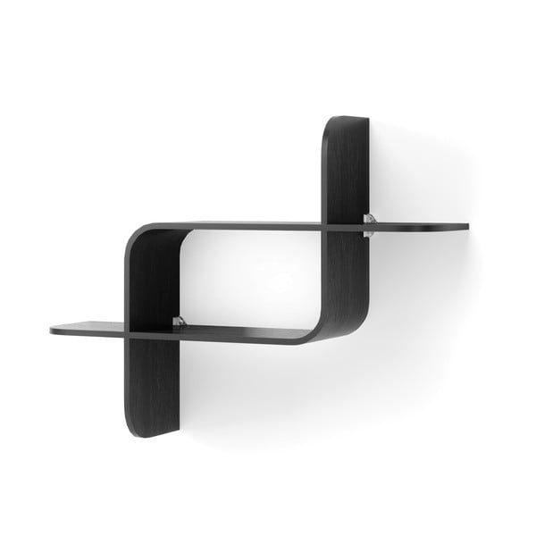 Fekete többszintes kaucsukfa fali polc 62 cm Montage – Umbra-image-2