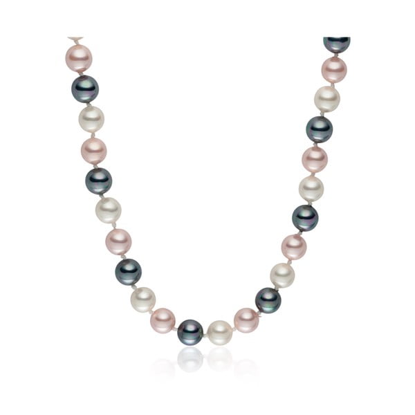 Mystic szürkésrózsaszín gyöngy nyaklánc, 42 cm - Pearls of London