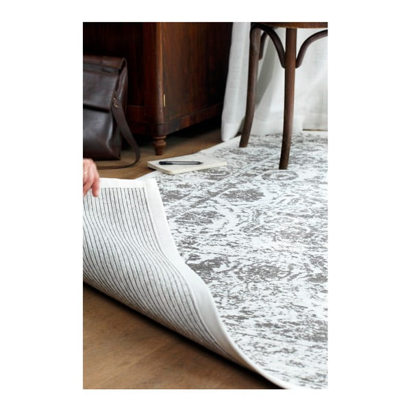 Palmse fehér mintás kétoldalas szőnyeg, 160 x 230 cm - Narma-image-2