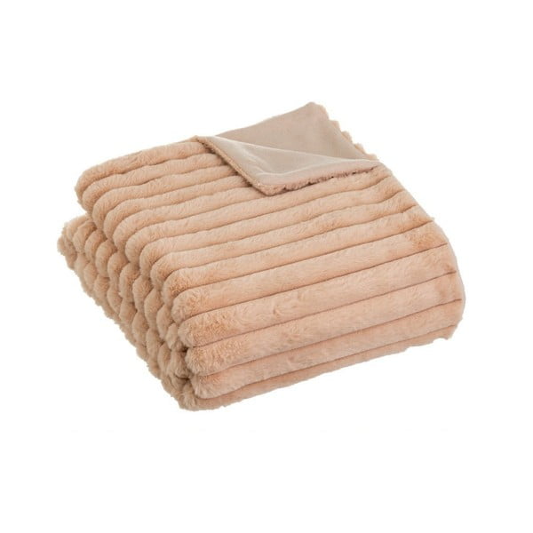 Világosbarna mikroplüss takaró 130x160 cm Fur Velvet – Casa Selección