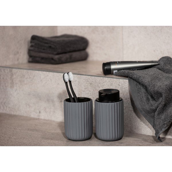 Belluno szürke kerámia fogkefetartó pohár - Wenko-image-2
