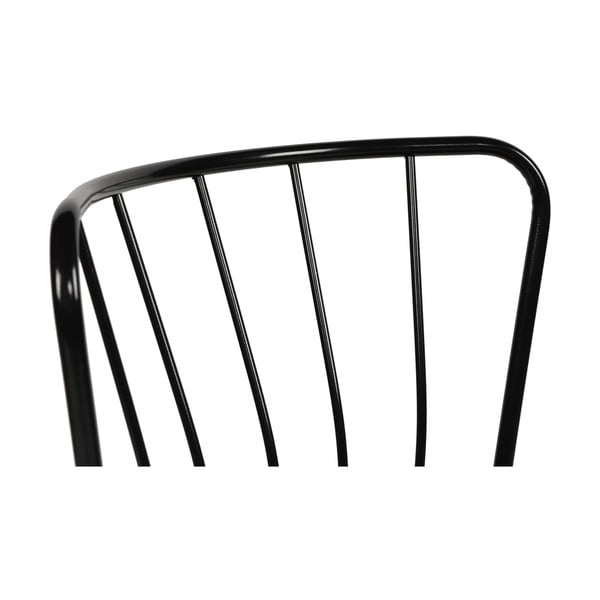 Fekete fém étkezőszék szett 2 db-os Yildiz – Kalune Design-image-2