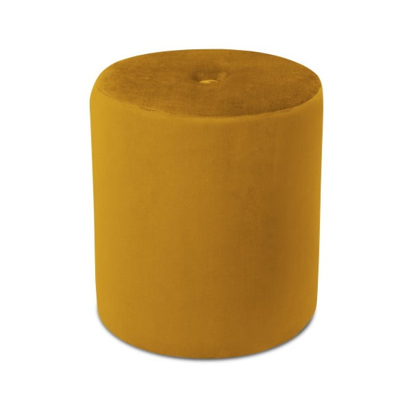 Fiore narancssárga puff, ⌀ 40 cm - Mazzini Sofas-image-2
