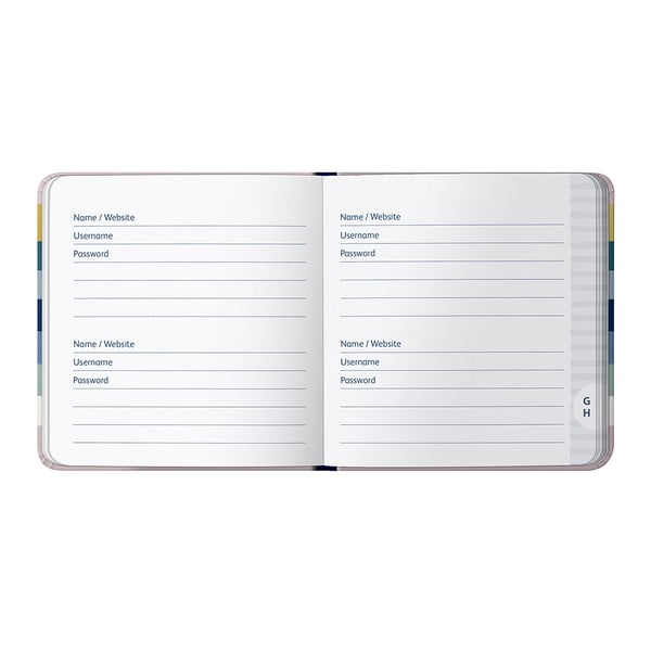 Jelszó jegyzetfüzet 96 old. Stripe – Busy B-image-3