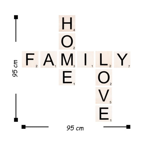 Scrabble fali dekoráció - Wallity-image-3