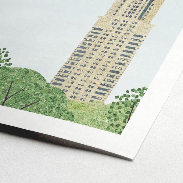 Poszter 30x40 cm Chrysler Building - Travelposter-image-1