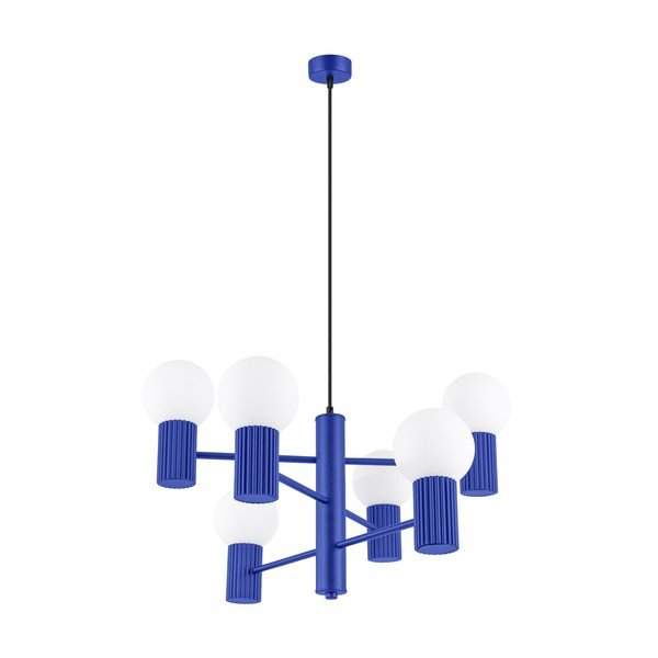 Kék függőlámpa üveg búrával Orbital – Sollux