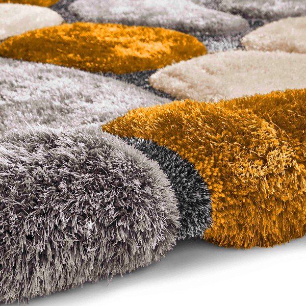 Noble House Rock szürke-sárga szőnyeg, 150 x 230 cm - Think Rugs-image-4