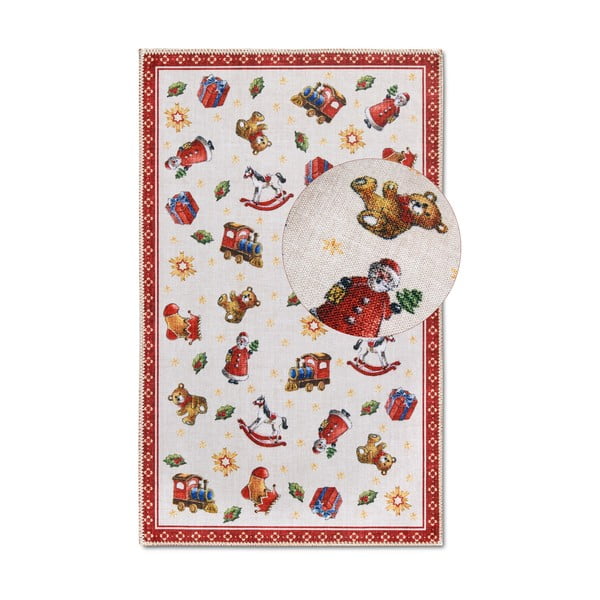 Piros szőnyeg karácsonyi mintával 50x80 cm Red Christmas – Villeroy&Boch