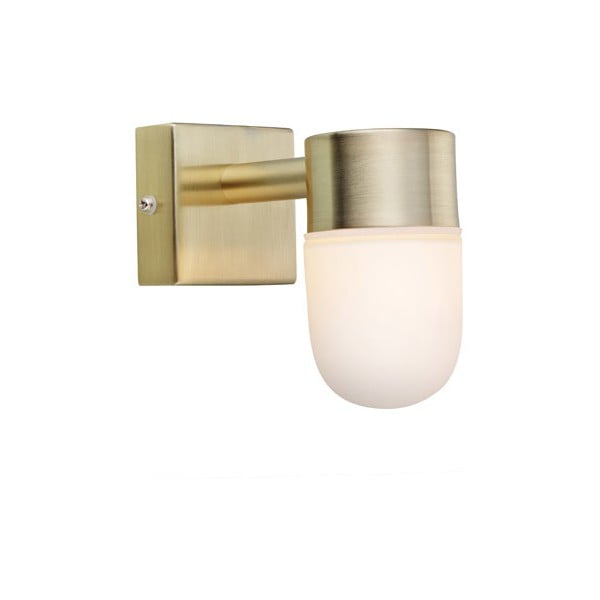 Fehér-bronzszínű fali lámpa (hosszúság 6,5 cm) Menton – Markslöjd