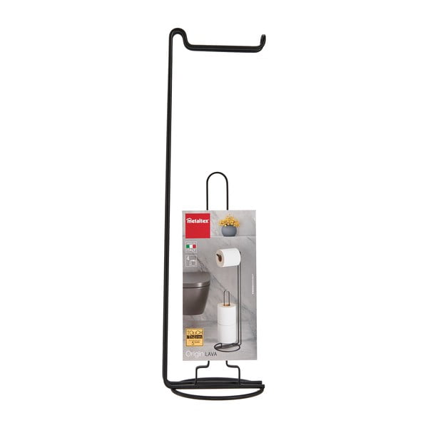 Origin fekete wc-papír tartó - Metaltex-image-3