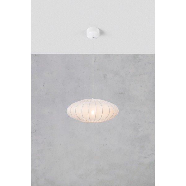 Fehér függőlámpa ø 50 cm Solia – Markslöjd-image-3