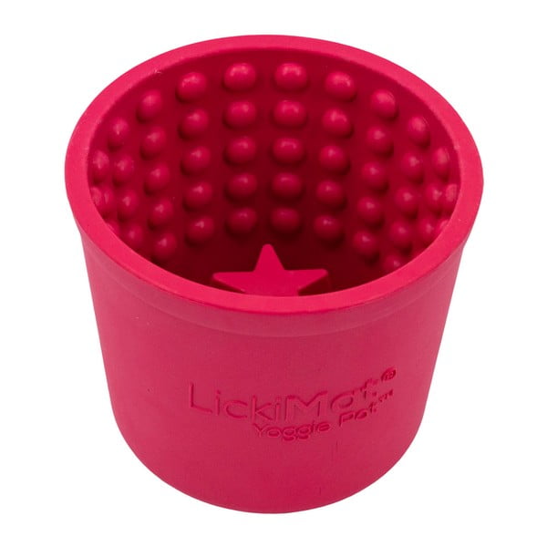 Habzsolásgátló tál Yoggie Pot Pink – LickiMat