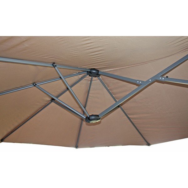 Szürke napernyő 265x460 cm – Garden Pleasure-image-4