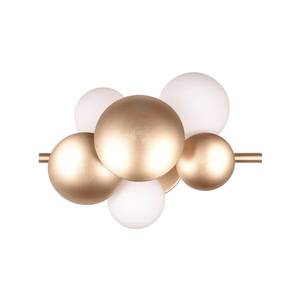 Fehér-aranyszínű fali lámpa Bubble – Trio Select-image-4