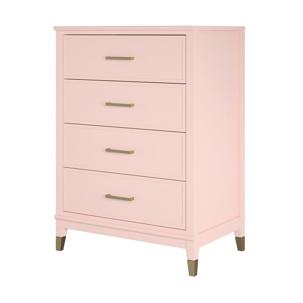 Westerleigh rózsaszín komód, 75 x 106 cm - CosmoLiving by Cosmopolitan-image-3