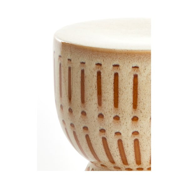 Kerámia kerek tárolóasztal ø 28,5 cm Finca – Light & Living-image-3