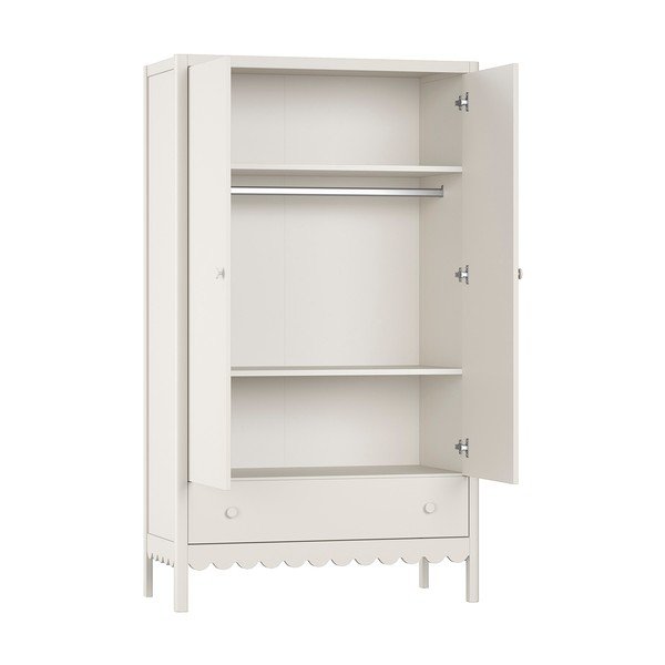 Bézs gyerek ruhásszekrény 110x190x55 cm Swingo – Vipack-image-2