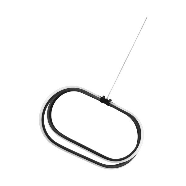 Fekete fém LED függőlámpa ø 42 cm Loca – Squid Lighting-image-2