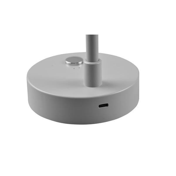 Világosszürke LED szabályozható asztali lámpa (magasság 28 cm) Lenny – Trio-image-4