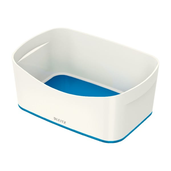 MyBox fehér-kék asztali tárolódoboz, hossz 24,5 cm MyBox - Leitz