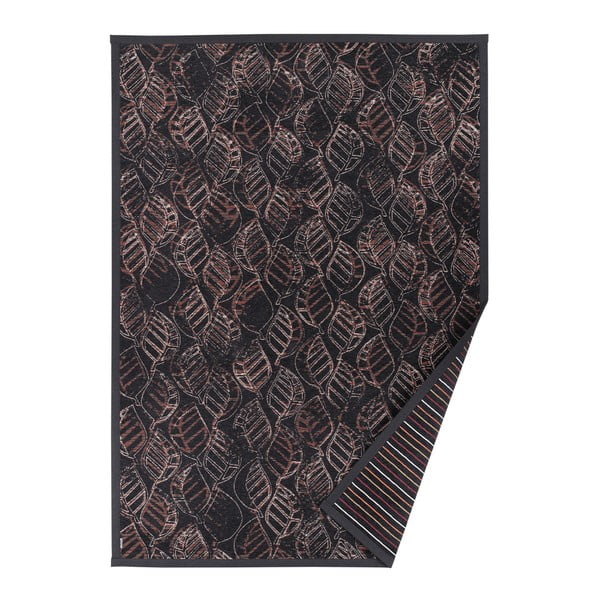 Niidu antracitszürke, mintás kétoldalú szőnyeg, 160 x 230 cm - Narma