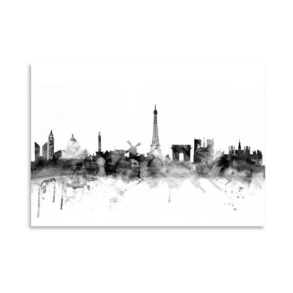 Paris Skyline poszter, 42 x 30 cm - Americanflat