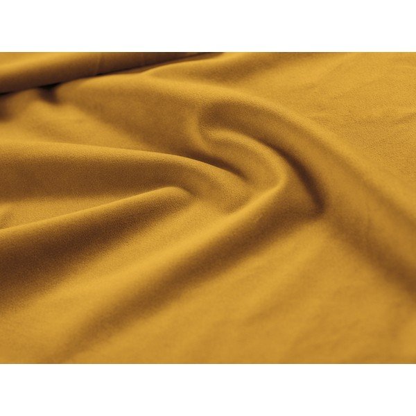 Sárga bársony kanapé 190 cm Lando – Micadoni Home-image-1