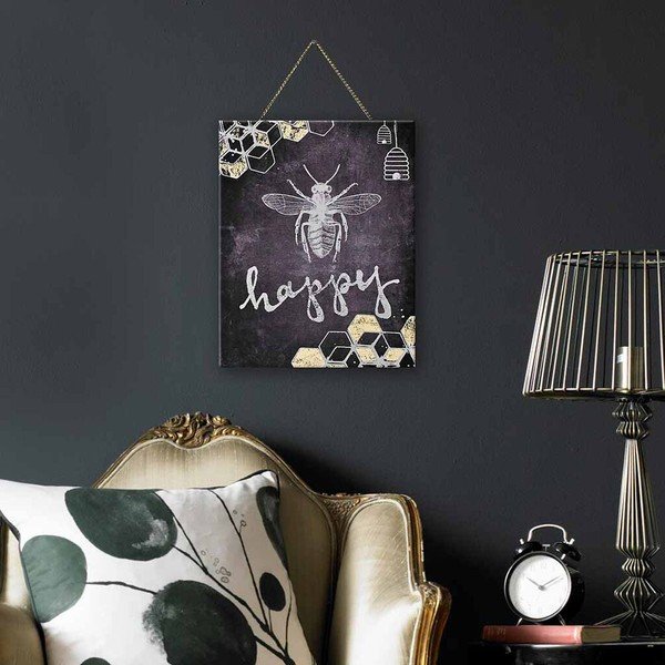 Bee Happy fali kép, 40 x 50 cm - Graham & Brown-image-1