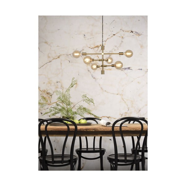 Aranyszínű függőlámpa üveg búrával ø 60 cm Nashville – it's about RoMi-image-1