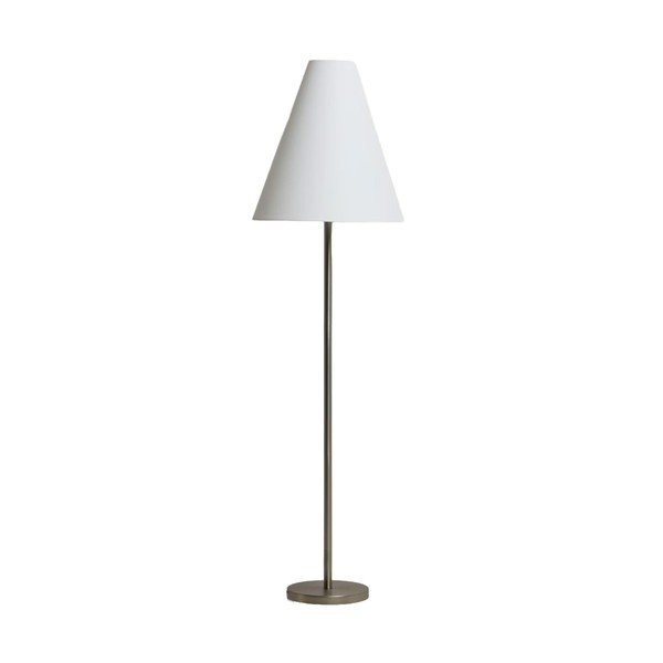 Ezüstszínű állólámpa textil búrával (magasság 153 cm) Navat – Kave Home