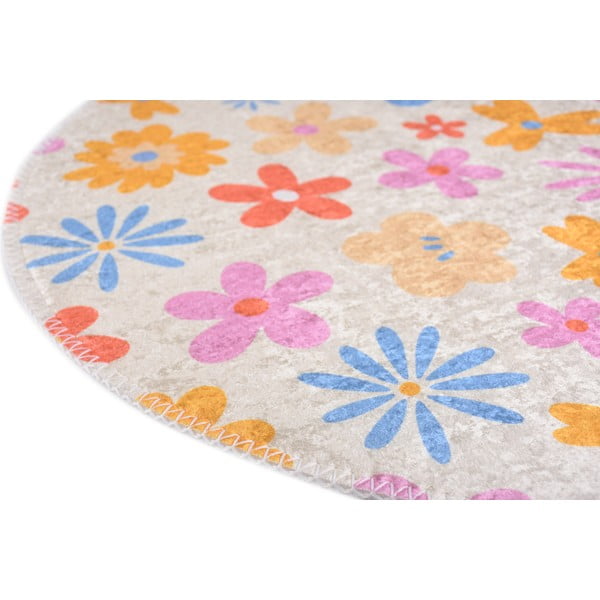 Mosható gyerek szőnyeg ø120 cm Joyfull Garden – Vitaus-image-2